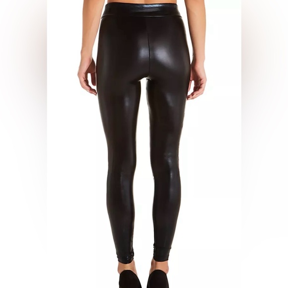 Women’s HUE Black XS Body Gloss Leggings NEW - Picture 3 of 4
